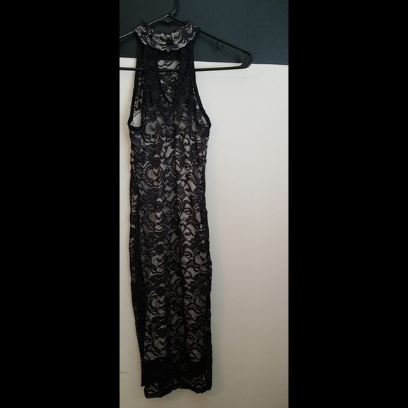 NEW LISTING! HotMiamiStyles Nude Illusion Lace Dress - Picture 16 of 16